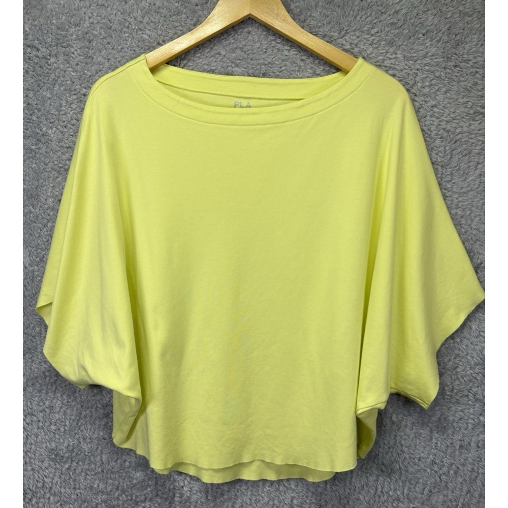Womens Planet by Lauren G One Size Dolman Sleeve Poncho Lagenlook Yellow
